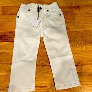 Burberry white stretch jeans.